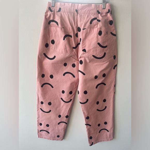 Lazy Oaf Pink HAPPY SAD pants - Picture 2 of 4